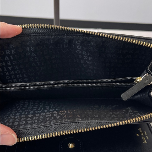 Kate Spade Black Leather Wallet - Picture 10 of 11